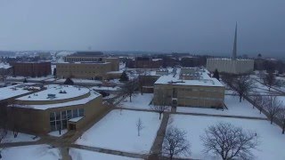 Gustavus Adolphus College January Aerial View [upl. by Stoecker]