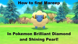 How to find Mareep in Pokemon Brilliant Diamond and Shining Pearl [upl. by Llenal]