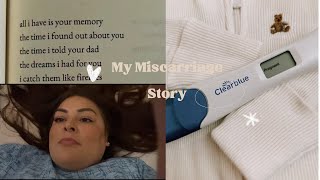 My miscarriage story 🕊️ [upl. by Adlare503]