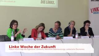 Linke Woche der Zukunft Eine Frage des Eigentums Commons [upl. by Noterb462]