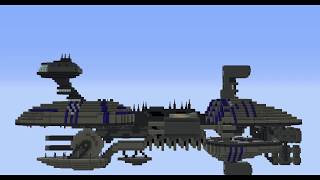 Munificentclass star frigate in Minecraft Showcase  Minecraft 1122 [upl. by Bently978]