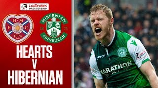 Hearts 12 Hibernian  Horgan Double Earns Hibees Tynecastle Victory  Ladbrokes Premiership [upl. by Gav]