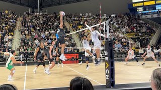 Hawaii Rank 1 vs Long Beach Rank 2 Mens College Volleyball 2024 [upl. by Nonnerb219]