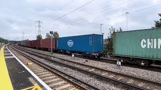 66721 Harry Beck passing Millbrook Statiom [upl. by Skantze564]