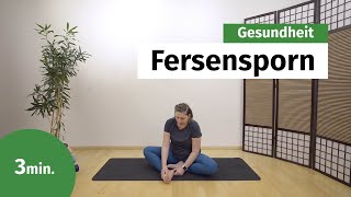 Schmerzhafte Ferse Diese Übungen helfen bei einem Fersensporn 3 Minuten [upl. by Derrick]