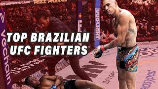 Top 5 Current Brazilian UFC Fighters [upl. by Ahsital]