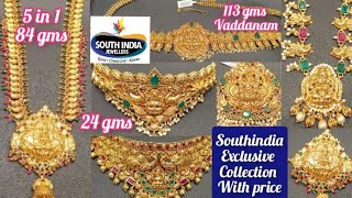 Southindia Jewellers Exclusive lightweight 5 in 1lightweight vaddanamchokers amp pendents with price [upl. by Pears412]