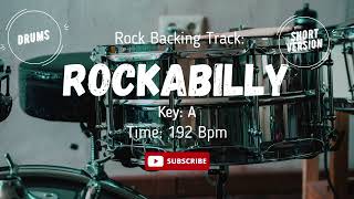 Rockabilly Drumless Backing Track Jam [upl. by Mandeville]