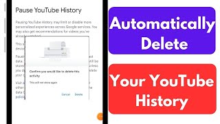 Automatically Delete Your YouTube History [upl. by Teage454]