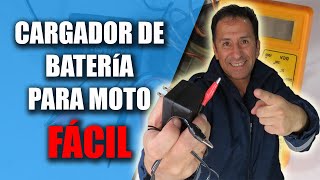 📌Cómo hacer CARGADOR de BATERÍA moto🚀FÁCIL 2021 [upl. by Culver]