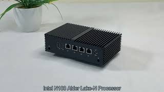 Qotom Q10922G4 N100 Alder LakeN Processor 4 x Realtek 25 Gigabit LAN pfsense Firewall Mini PC [upl. by Aillil]