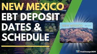 New Mexico EBT Deposit Dates amp Payment Schedule [upl. by Zellner784]