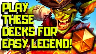 Best Hearthstone Decks For Legend Right Now Showdown In The Badlands [upl. by Artema]