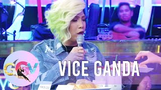 Vice Ganda prepares merienda for Julia and Maxene  GGV [upl. by Anemolihp274]