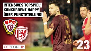 Intensives Topspiel Konkurrenz happy über Remis BFC Dynamo  Greifswald  Regionalliga Nordost [upl. by Atrice]