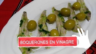 BOQUERONES EN VINAGRE prepara en casa tus propios boquerones de manera fácil [upl. by Rephotsirhc]