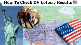 How to Check DV Lottery Status StepbyStep DVlottery DVlotteryresults USgreencard [upl. by Kaja757]