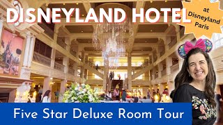 NEWLY Renovated Disneyland Hotel at Disneyland Paris FULL review Deluxe Room Lounge amp Pool Day [upl. by Annairoc]