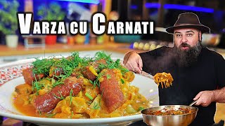 Varza Calita   Varza Murata   cu Carnati de Oaie Afumati si Slanina de Mangalita  Arvunescu [upl. by Martynne]