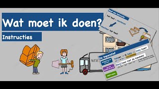 NT2 IMPERATIEF  Instructies geven verhuizen  Wat moet ik doen Nederlands leren A2 B1 Learn Dutch [upl. by Fedak]