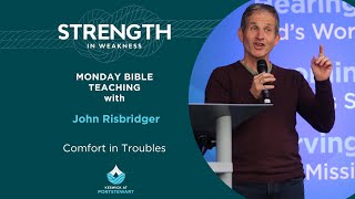 Keswick Portstewart 2024  Monday Bible Teaching with John Risbridger Comfort in Troubles [upl. by Catlee934]