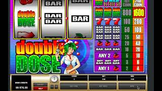 💊 Double the Fun Double the Wins 🎰 Try Double Dose by Microgaming 💰 [upl. by Waldman168]