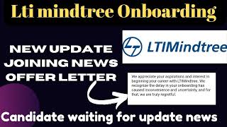 LTI mindtree Onboarding news New mail update joining [upl. by Enelaehs]