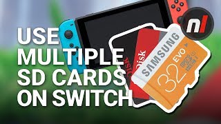 How to Use 2 or More Micro SD Cards on Your Nintendo Switch  Unlimited Storage [upl. by Ffirahs]