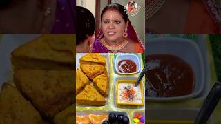 Rashi making Bread Pakoda 🍱🥪 shorts sathnibhanasathiya rashi [upl. by Sholem]