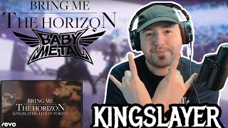 THIS WAS EPIC BRING ME THE HORIZON quotKingslayerquot feat BABYMETAL LIVE IN TOKYO  REACTION [upl. by Nelyaw638]