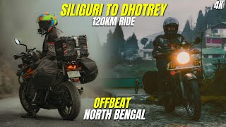 RIDE TO THE BEST OFFBEAT DESTINATION NEAR DARJEELING 2024  SILIGURI TO DHOTREY  NORTH BENGAL [upl. by Web]