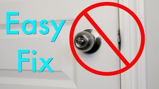 How To Fix a Door That Wont Latch Its Simpler Than You Think [upl. by Alphonse112]