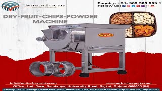 Dry Fruit Chips Machine and Dry Fruit Powder Machine DCP5091909 505 909 1 [upl. by Acissey]