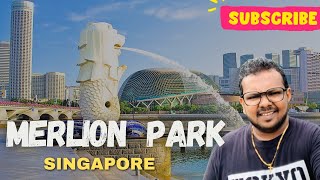 Merlion Park Singapore 2024  Marina Bay  සිංගපූරුවේ ප්‍රසිද්ධම සිංහයා [upl. by Apfel]