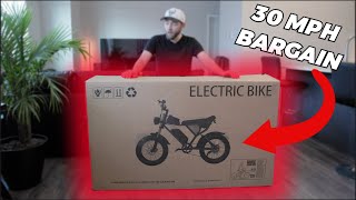 I Bought the Cheapest 30 MPH eBike On Amazon  Ridstar Q20 Electric Bike Unboxing And First Ride [upl. by Sesiom]