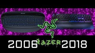 Evolution Of Razer Keyboard GAMING 2006 2018 [upl. by Walston932]