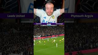 A dominating performance Leeds vs Plymouth goal reaction [upl. by Blynn710]