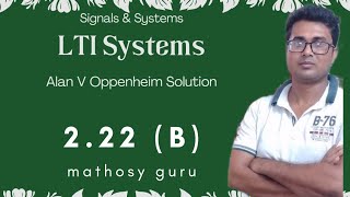 LTI System16solution of problem 222 b of Alan V OppenheimSignals amp SystemsConvolution Integral [upl. by Adnuhsed779]