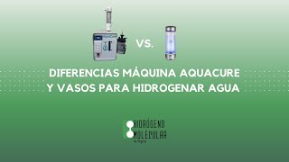 DIFERENCIA MÁQUINA HIDRÓGENO MOLECULAR CON VASOS GENERADORES DE AGUA HIDROGENADA [upl. by Buttaro]