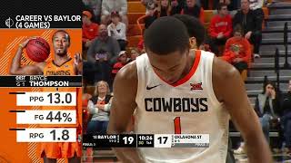 Oklahoma State vs Baylor  202416  NCAAB Game [upl. by Strickler]