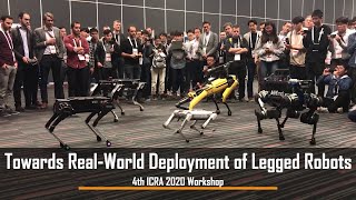 Stateoftheart Legged Robots at the 4th ICRA 2020 Workshop in Paris Teaser [upl. by Dnomal]