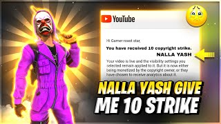 NALLA YASH GIVE ME 10 COPYRIGHT STRIKE 😭 NALLA YASH EXPOSED  NALLA RAKESH EXPOSED [upl. by Ky204]