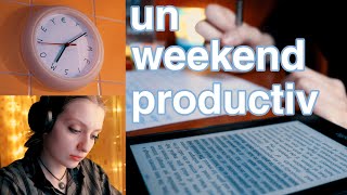 învaţă cu mine  un weekend productiv [upl. by Renata]