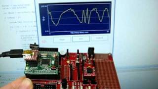 STM32 EVM 3Axis Accelerometer sensor test [upl. by Dnomed]