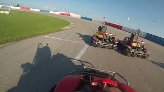 Helmet Cam  New Driver Practice Grand Bend Speedway Karts [upl. by Ivonne]