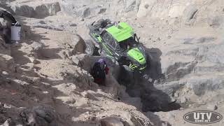 Textron Wildcat XX coming down Backdoor during 2018 King of the Hammers UTV Race [upl. by Stokes]