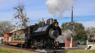 SCPC 2 Chiggen test train on the Placerville and Sacramento Valley Railroad 022022 [upl. by Verile880]