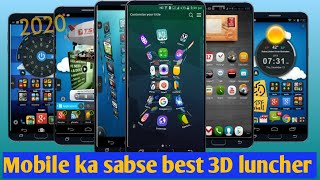 🔴2022 best 3D mobile launcher  mobile ke liye sabse bariya launcher  3d launcher [upl. by Pearman]