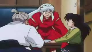 Inuyasha moments  Inuyasha Meet Kagome family [upl. by Ingra871]