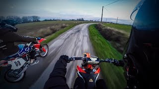 TEST DUNE KTM 125 SX  🔥 [upl. by Ahtekahs]